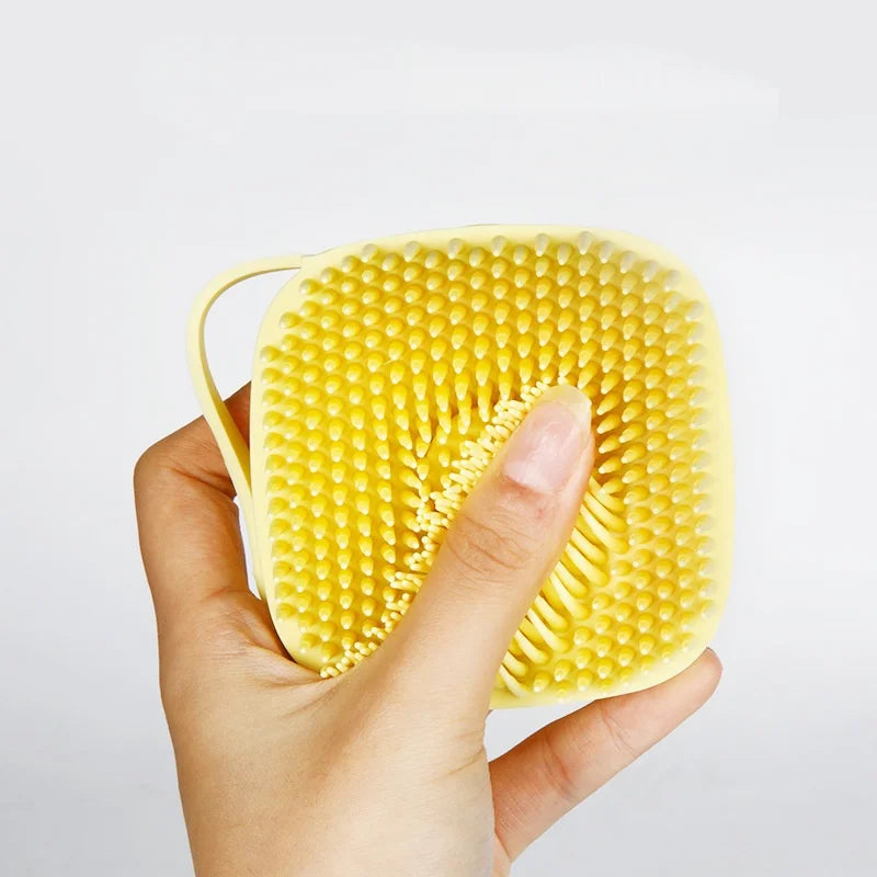 Bath Massage Brush - Soft Silicone Pet Grooming Tool for Dogs & Cats - ZOOMNSTORE
