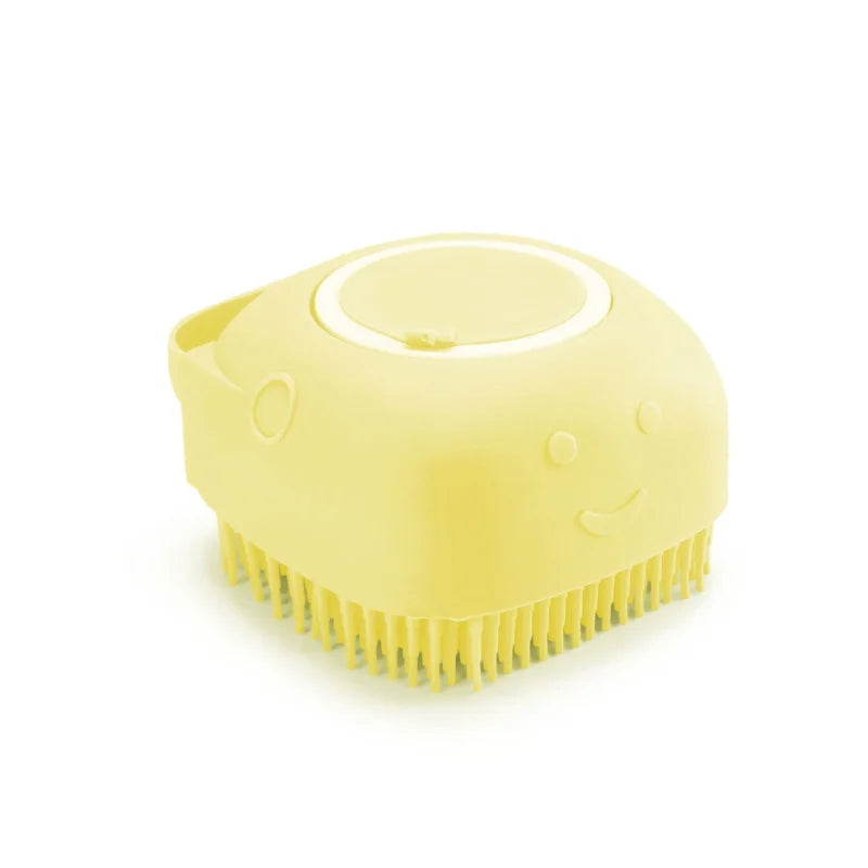 Bath Massage Brush - Soft Silicone Pet Grooming Tool for Dogs & Cats - ZOOMNSTORE