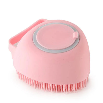 Bath Massage Brush - Soft Silicone Pet Grooming Tool for Dogs & Cats - ZOOMNSTORE