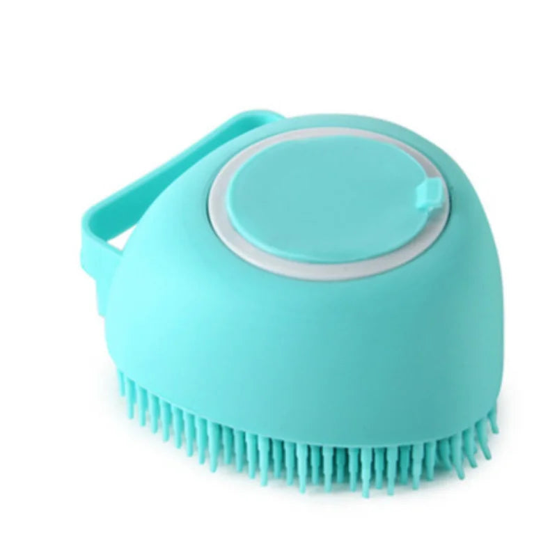 Bath Massage Brush - Soft Silicone Pet Grooming Tool for Dogs & Cats - ZOOMNSTORE