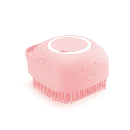 Bath Massage Brush - Soft Silicone Pet Grooming Tool for Dogs & Cats - ZOOMNSTORE