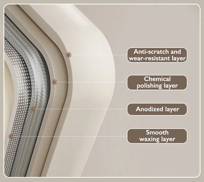 Aluminium Corner Bathroom Shelf - Self-Adhesive Towel Holder No Drill Wall-Mounted Organizer - ZOOMNSTORE