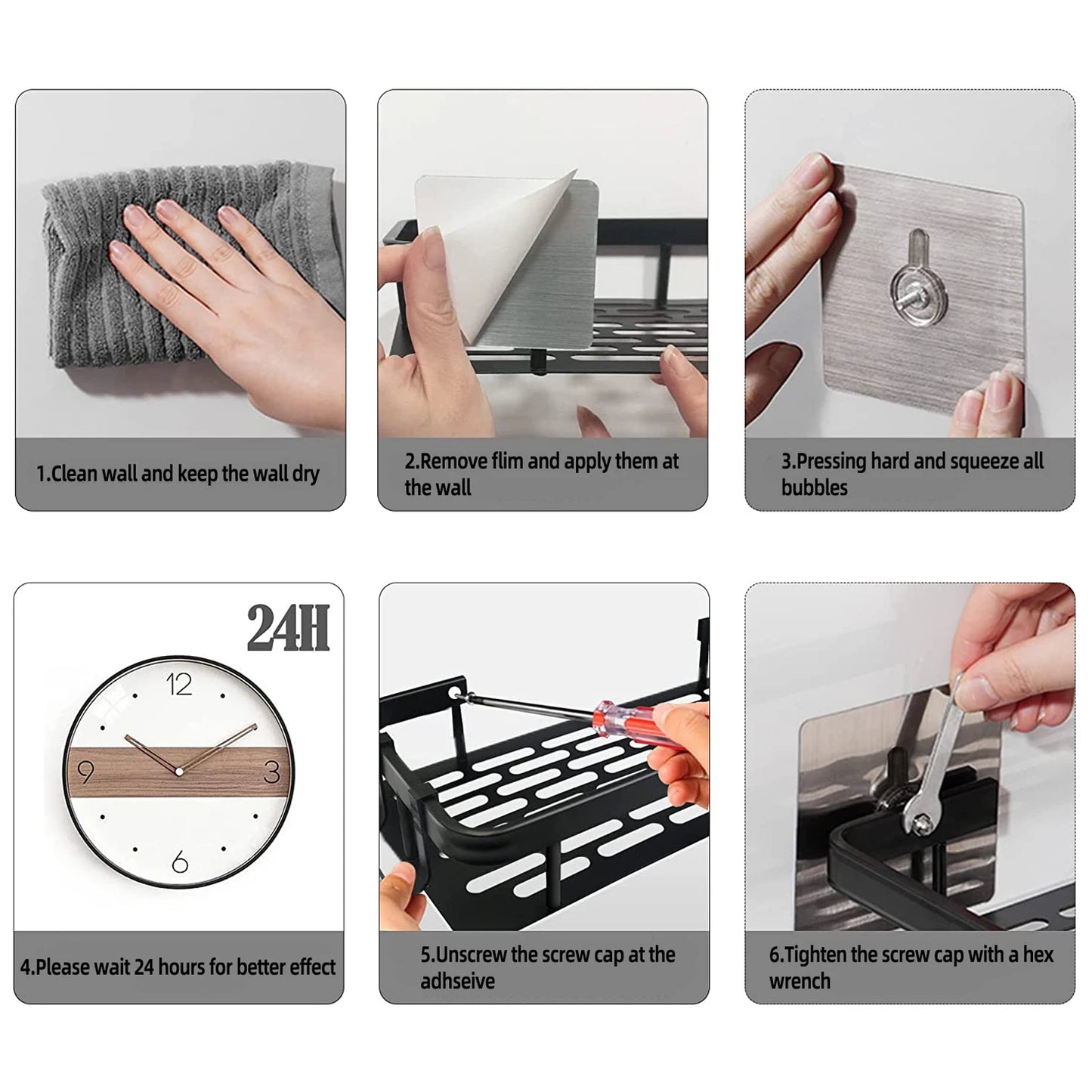 Bathroom Shelf Bathroom Towel Rack Shelves Wall Shower  Shampoo Rack No Drill Shelf Bathroom Tripod Storage Rack - ZOOMNSTORE