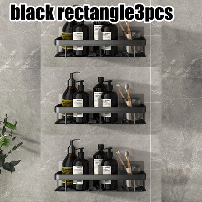 Bathroom Shelf Bathroom Towel Rack Shelves Wall Shower  Shampoo Rack No Drill Shelf Bathroom Tripod Storage Rack - ZOOMNSTORE