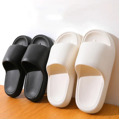 Unisex Cloud Cushion Slides - Summer Non-Slip Bathroom Slippers - ZOOMNSTORE