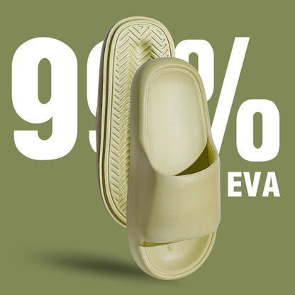 Unisex Cloud Cushion Slides - Summer Non-Slip Bathroom Slippers - ZOOMNSTORE