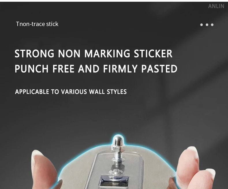 Aluminum Corner Shower Rack - Wall Mounted Bathroom Storage Organizer - ZOOMNSTORE