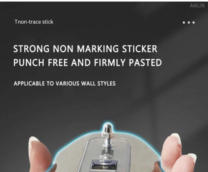 Aluminum Corner Shower Rack - Wall Mounted Bathroom Storage Organizer - ZOOMNSTORE