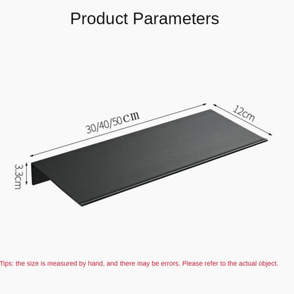 Modern Brushed Gold Bathroom Shelf - 30-50cm Wall Storage Rack - ZOOMNSTORE