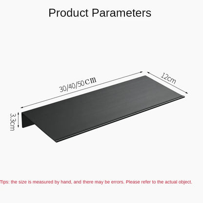 Modern Brushed Gold Bathroom Shelf - 30-50cm Wall Storage Rack - ZOOMNSTORE