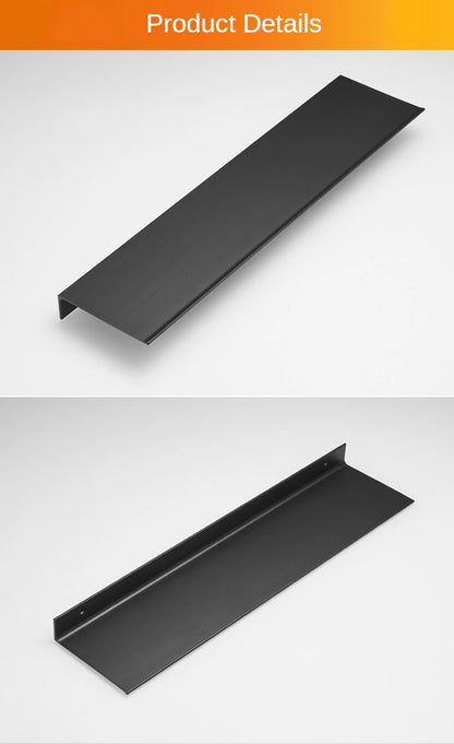 Modern Brushed Gold Bathroom Shelf - 30-50cm Wall Storage Rack - ZOOMNSTORE