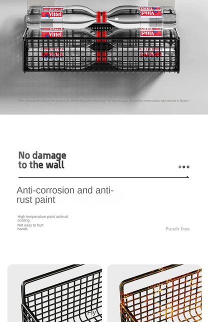 Multifunctional Bathroom Organiser - Wall Mount Toiletries Storage Rack - ZOOMNSTORE