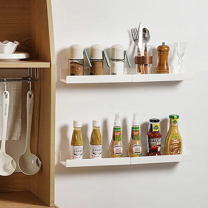 Bathroom Storage Shelf - Self Adhesive Makeup Organizer Rack | No Drill Wall Mounted - ZOOMNSTORE