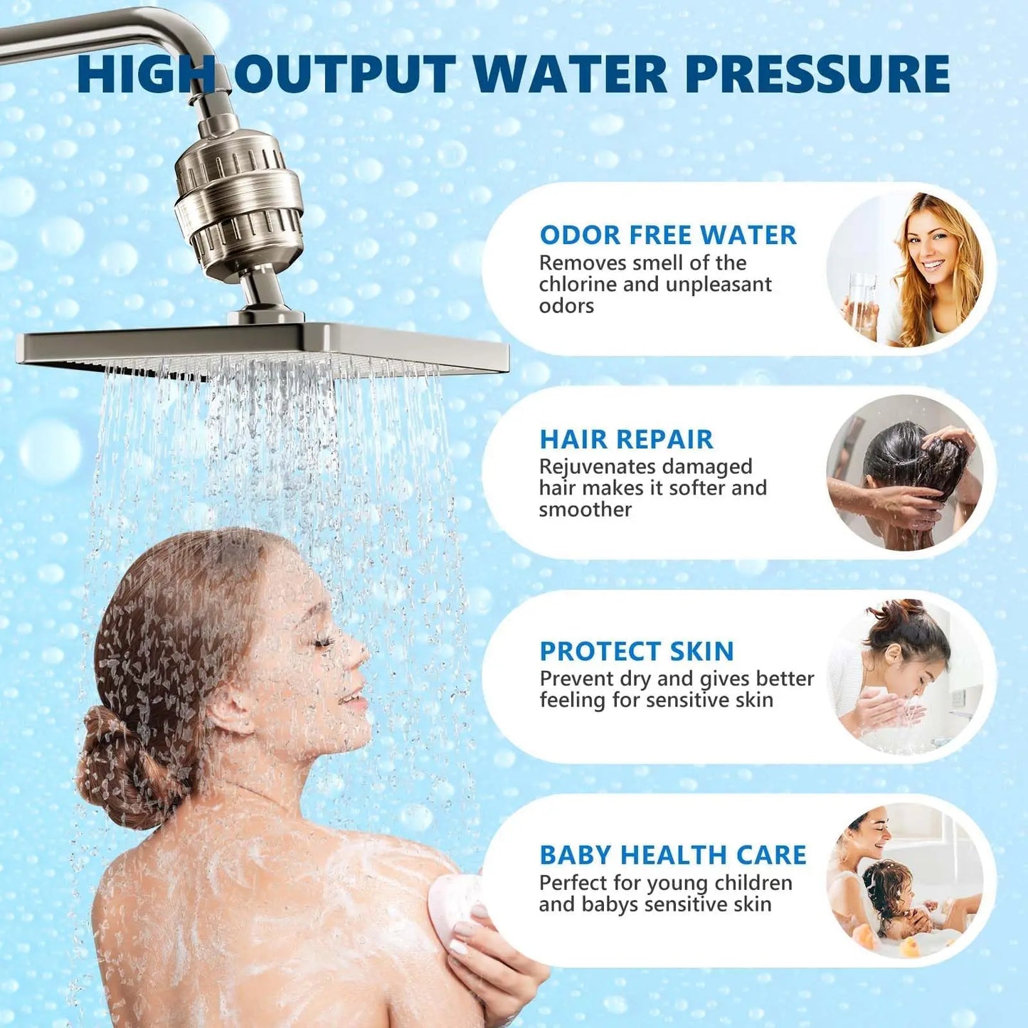 Multi-Layer Bathtub Water Purifier - Household Shower Filter Accessories - ZOOMNSTORE