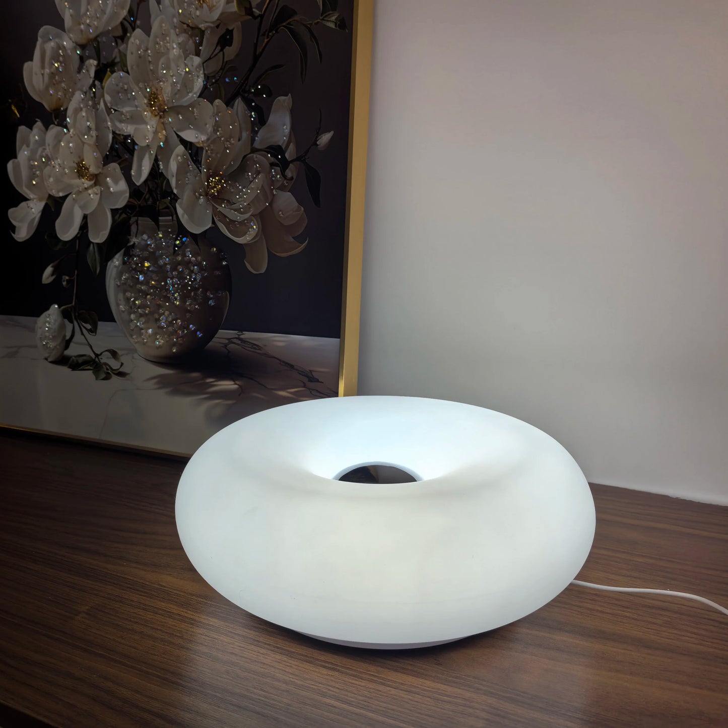 Bauhaus USB Table Lamp - Donut Ambient Light for Bedroom  Living Room - ZOOMNSTORE