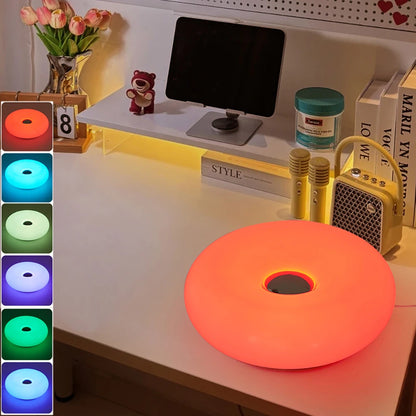 Bauhaus USB Table Lamp - Donut Ambient Light for Bedroom  Living Room - ZOOMNSTORE