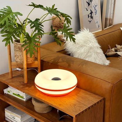 Bauhaus USB Table Lamp - Donut Ambient Light for Bedroom  Living Room - ZOOMNSTORE