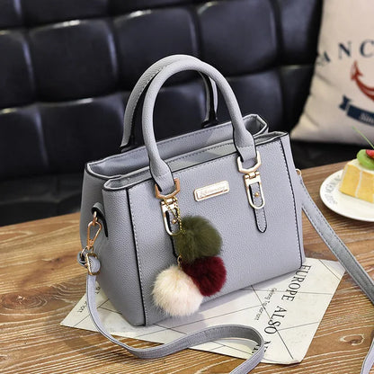 Beaded Pendant Handbag - Embossed Shoulder  Messenger Bag for Women - ZOOMNSTORE