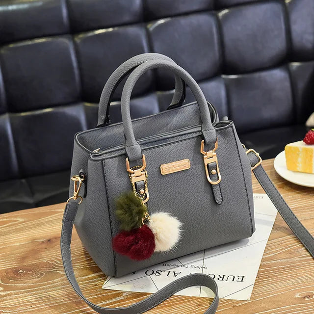Beaded Pendant Handbag - Embossed Shoulder  Messenger Bag for Women - ZOOMNSTORE
