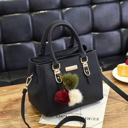 Beaded Pendant Handbag - Embossed Shoulder  Messenger Bag for Women - ZOOMNSTORE