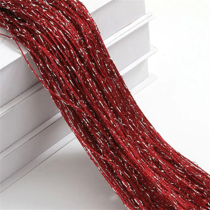 Beaded String Curtain Panels - Room Divider Fly Screen 2M x 1M - ZOOMNSTORE