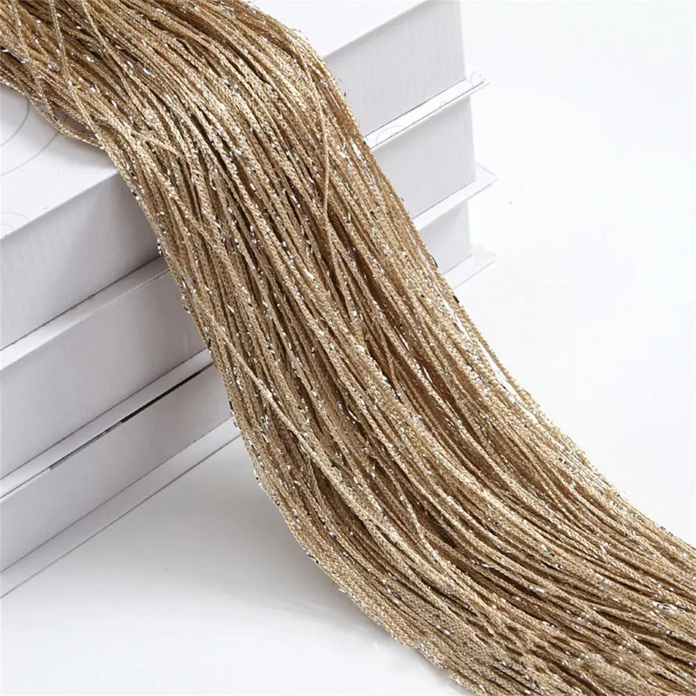 Beaded String Curtain Panels - Room Divider Fly Screen 2M x 1M - ZOOMNSTORE