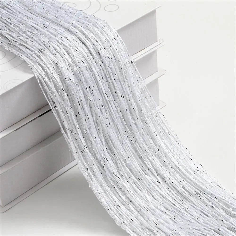 Beaded String Curtain Panels - Room Divider Fly Screen 2M x 1M - ZOOMNSTORE