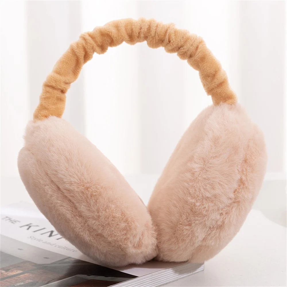 Bear Ears Earmuffs - Plush Cashmere Winter Ear Warmers | Soft Thermal Ear Covers - ZOOMNSTORE