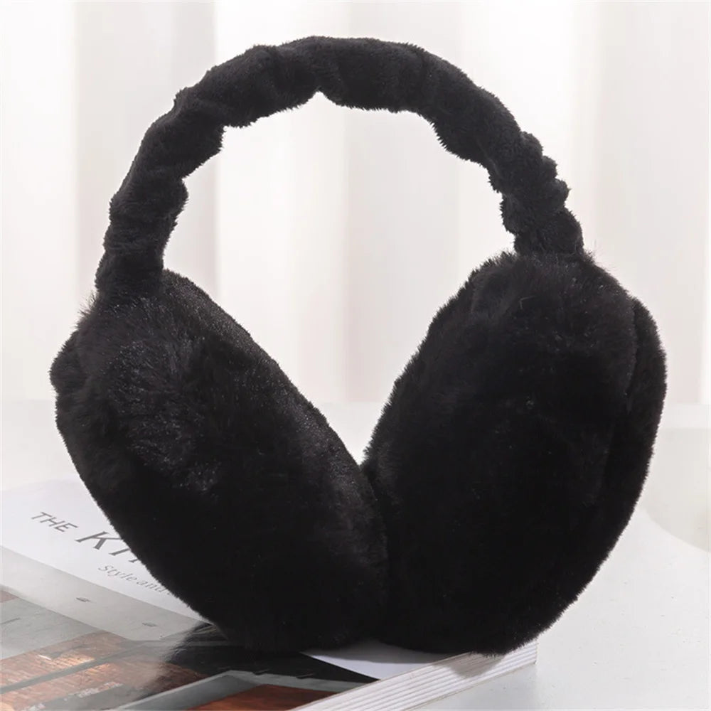 Bear Ears Earmuffs - Plush Cashmere Winter Ear Warmers | Soft Thermal Ear Covers - ZOOMNSTORE