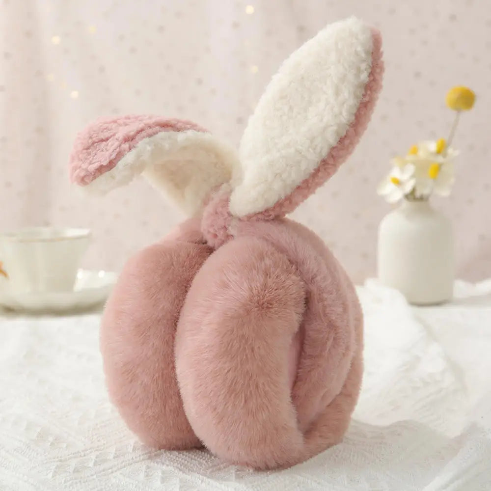 Bear Ears Earmuffs - Plush Cashmere Winter Ear Warmers | Soft Thermal Ear Covers - ZOOMNSTORE