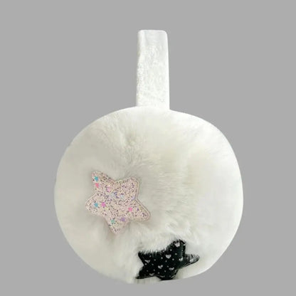 Bear Ears Earmuffs - Plush Cashmere Winter Ear Warmers | Soft Thermal Ear Covers - ZOOMNSTORE