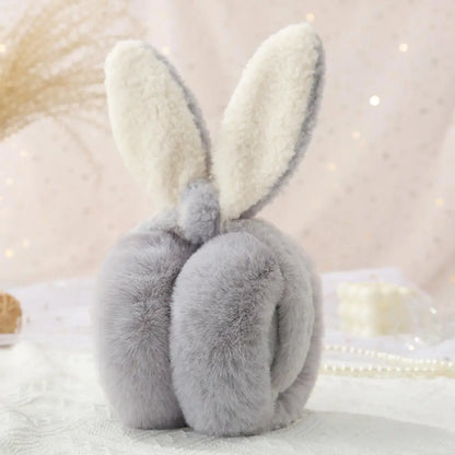 Bear Ears Earmuffs - Plush Cashmere Winter Ear Warmers | Soft Thermal Ear Covers - ZOOMNSTORE