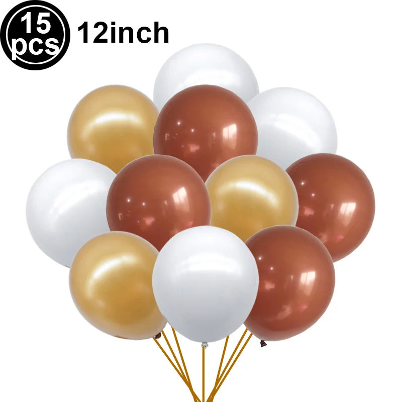 Blue Brown Bear Party Set - Disposable Plates Napkins Cups for Baby Shower or Birthday - ZOOMNSTORE