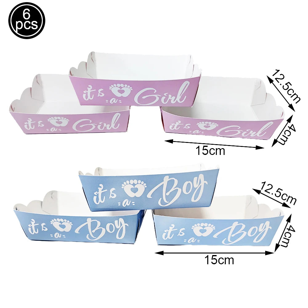 Blue Brown Bear Party Set - Disposable Plates Napkins Cups for Baby Shower or Birthday - ZOOMNSTORE