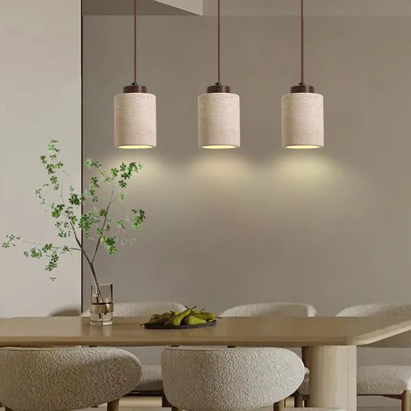 Bedside Pendant Light - Modern Bedroom Hanging Light With Yellow Stone Chandelier - ZOOMNSTORE