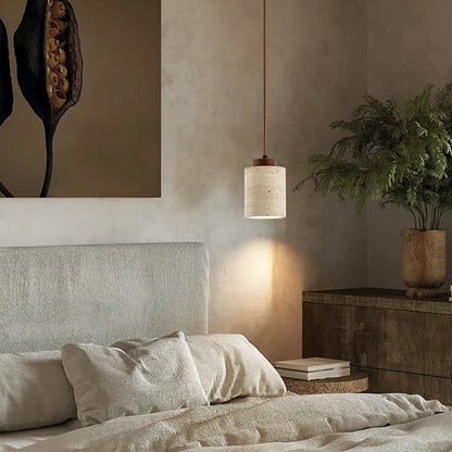 Bedside Pendant Light - Modern Bedroom Hanging Light With Yellow Stone Chandelier - ZOOMNSTORE