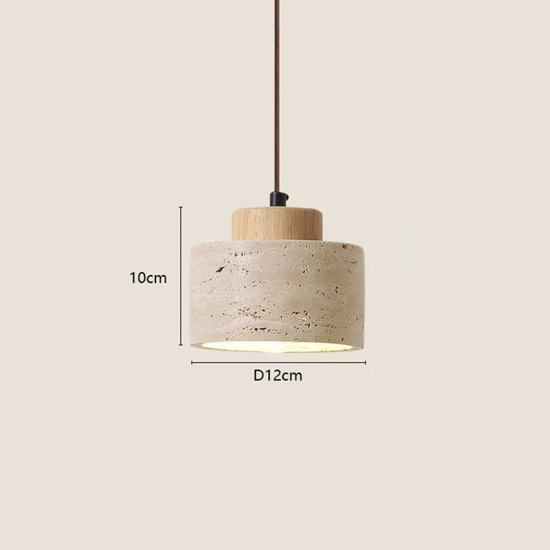 Bedside Pendant Light - Modern Bedroom Hanging Light With Yellow Stone Chandelier - ZOOMNSTORE