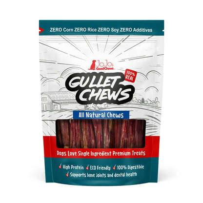 All-Natural Beef Gullet Stick Dog Treats – Delicious & Nutritious, Healthy Chews – 6 Inches (5-Pack) - ZOOMNSTORE
