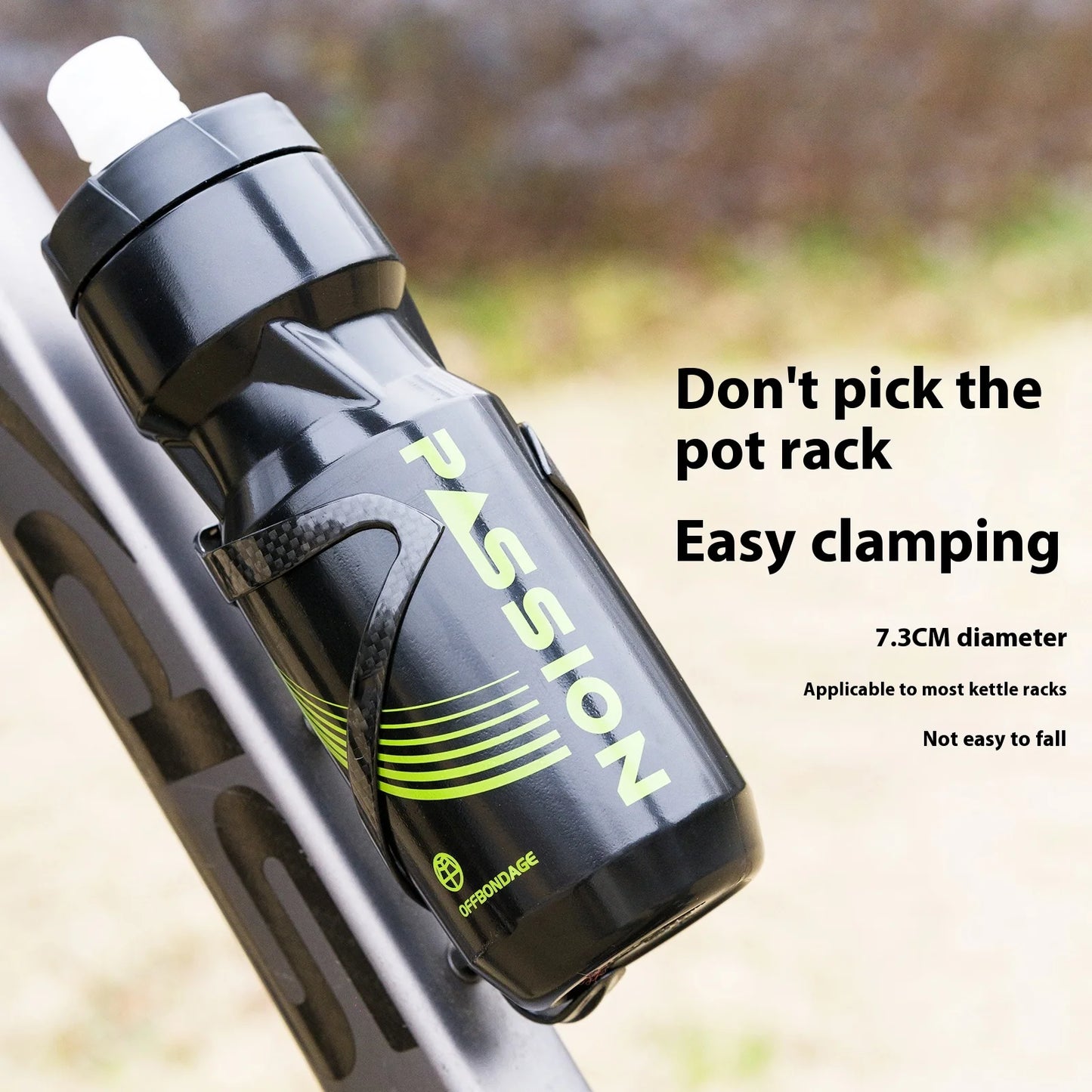 Bicycle Water Bottle - OFFBONDAGE Large Capacity Cycling Hydration Bottle 710ml - ZOOMNSTORE