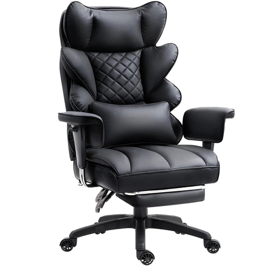 Big and Tall Office Chair - High Back Gaming Chair with Pocket Spring Cushion and Lumbar Support - ZOOMNSTORE