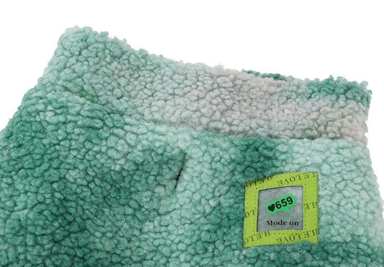 Big Dog Winter Jacket - Lambs Wool Coat for Large & Medium Dogs | Windproof, Thick Warm Pet Apparel - ZOOMNSTORE