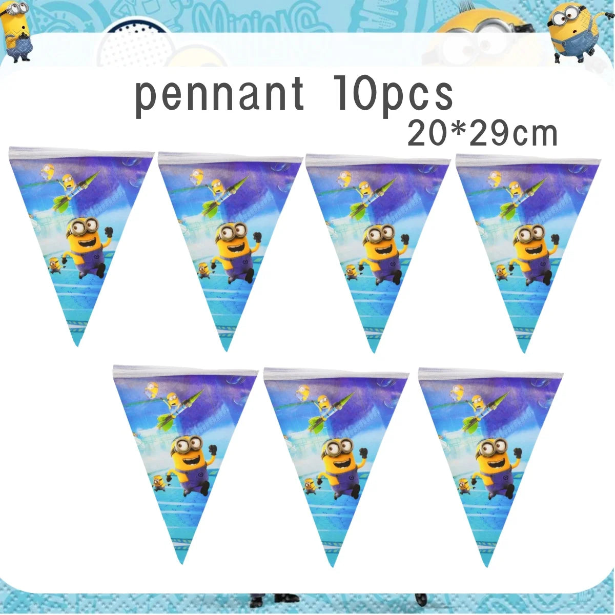 Big Eye Yellow Man Birthday Party Supplies - Disposable Tableware Tablecloth Plates Cups Balloons - ZOOMNSTORE