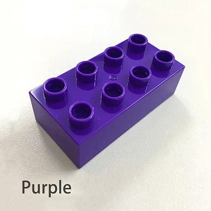 Big Size Building Blocks - 8PCS DIY Thick Bricks 2x4 Dot Educational Toys - ZOOMNSTORE