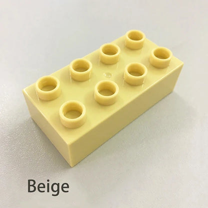 Big Size Building Blocks - 8PCS DIY Thick Bricks 2x4 Dot Educational Toys - ZOOMNSTORE