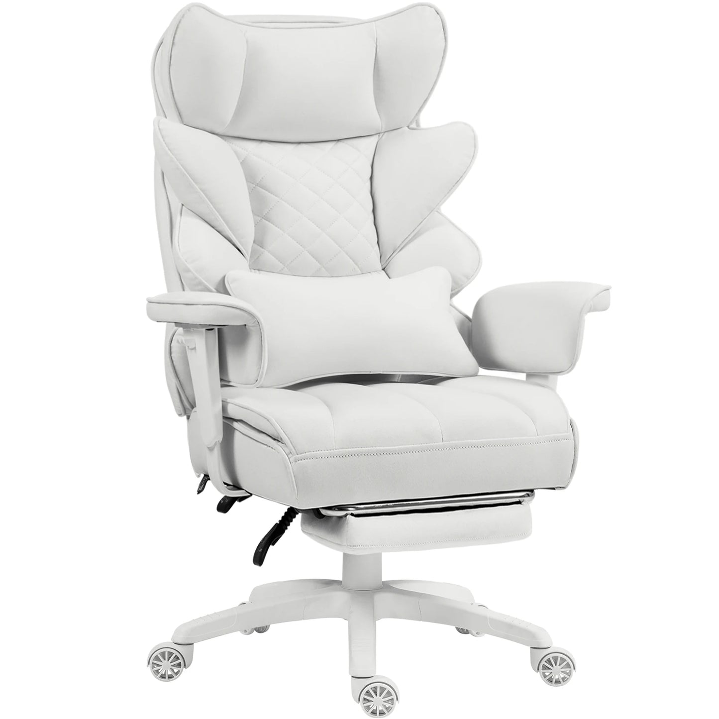 Big and Tall Office Chair - High Back Gaming Chair with Pocket Spring Cushion and Lumbar Support - ZOOMNSTORE
