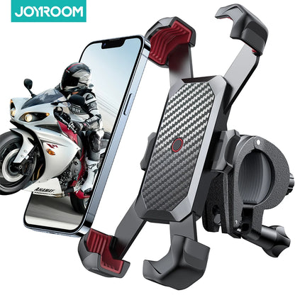 Joyroom Bike Phone Holder 360° View Universal Bicycle Phone Holder for 4.7-7 inch Mobile Phone Stand Shockproof Bracket GPS Clip - ZOOMNSTORE