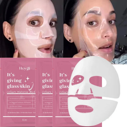 Bio-Collagen Hydrogel Face Mask - Deep Moisturizing Skin Care for Women 13510 PCs - ZOOMNSTORE