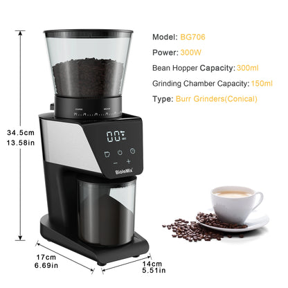 BioloMix Semi-Automatic Coffee Machine with Milk Frother - Espresso Cappuccino Latte Mocha Maker - ZOOMNSTORE