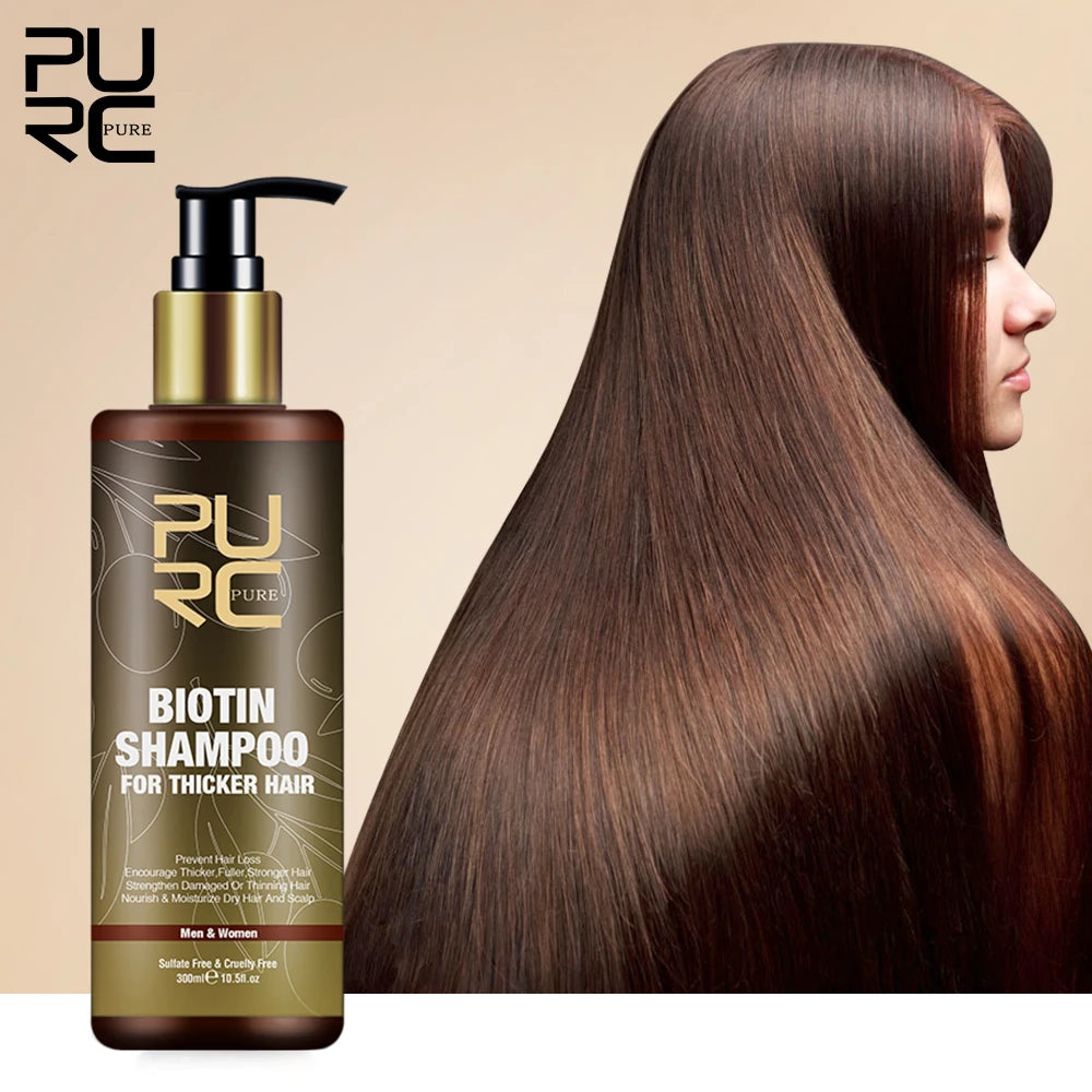 Biotin Hair Growth Shampoo - Anti-Hair Loss Argan Oil Treatment - ZOOMNSTORE