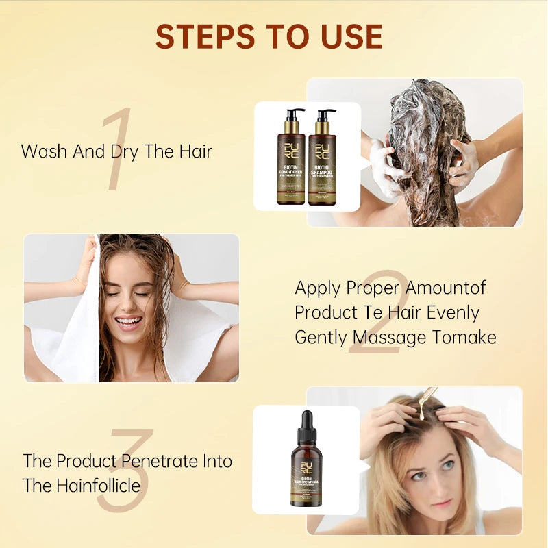 Biotin Hair Growth Shampoo - Anti-Hair Loss Argan Oil Treatment - ZOOMNSTORE